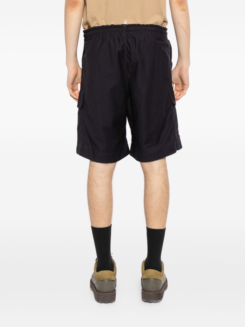 gabardine cargo shorts