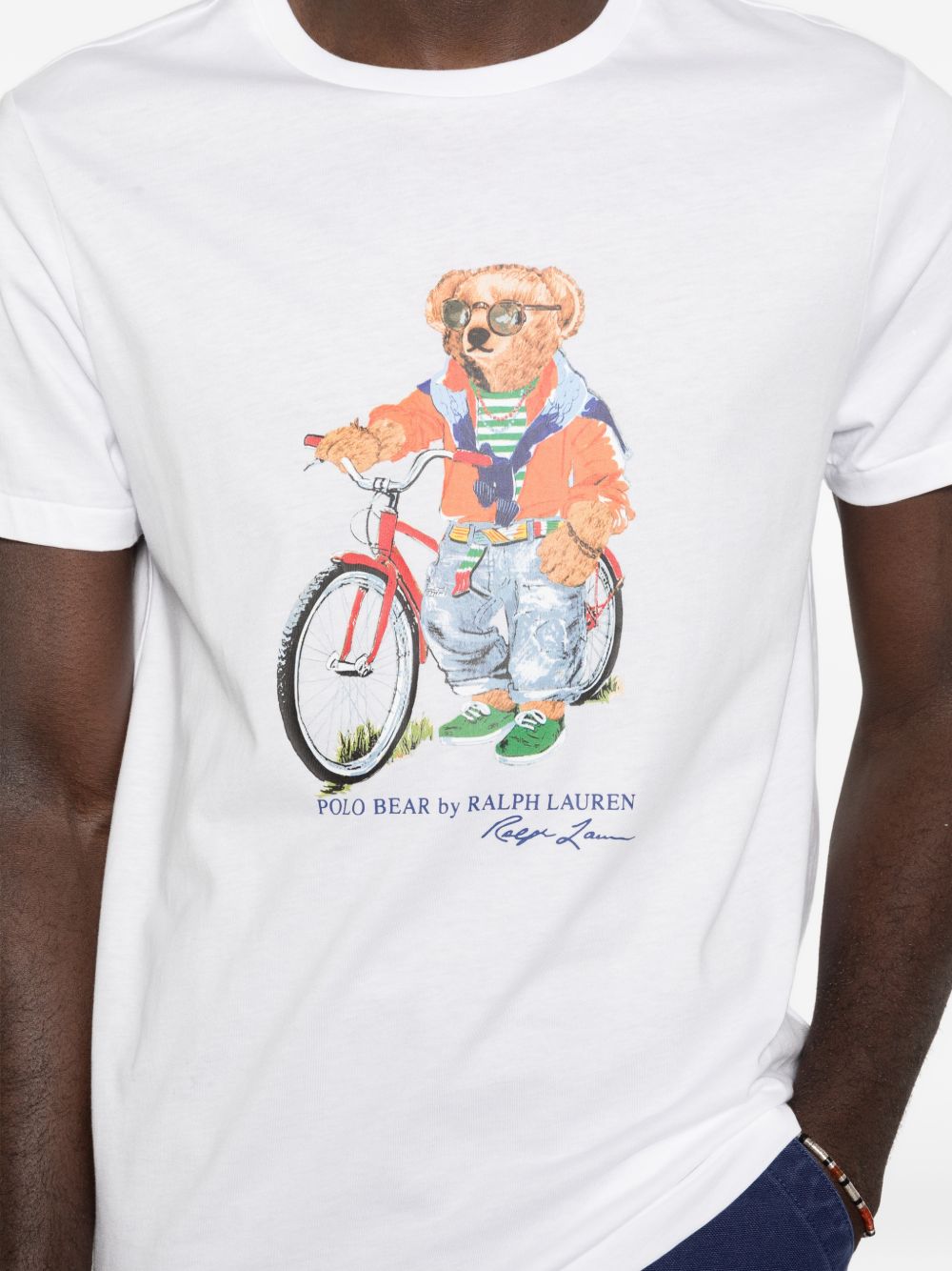 Polo Bear bear-print T-shirt