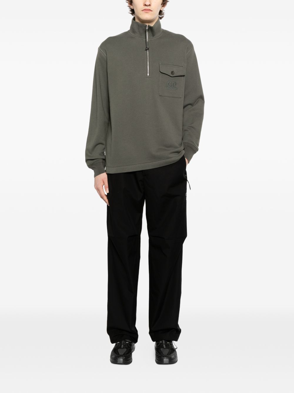 diagonal raised sweatshirt