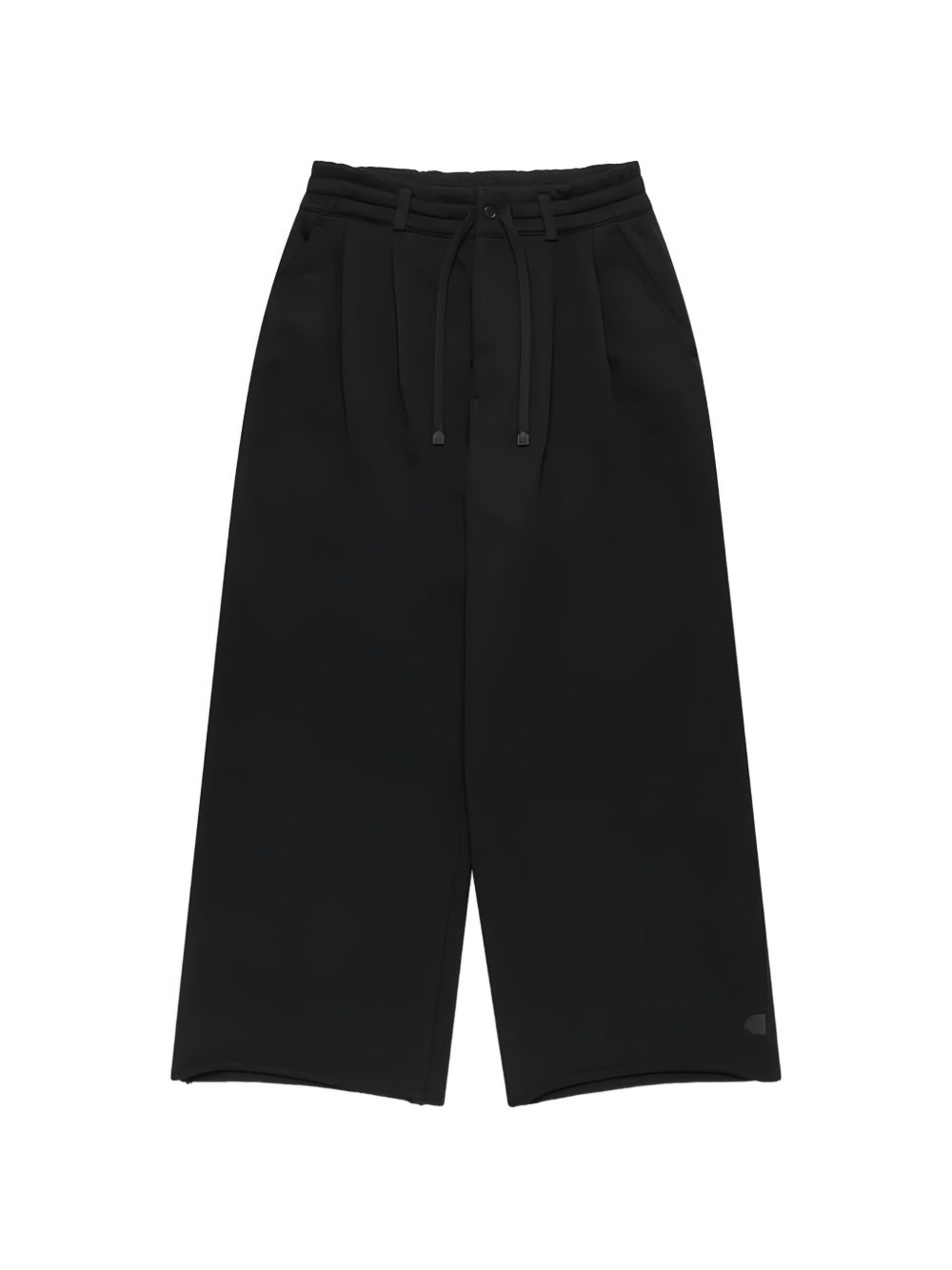 drawstring-detail pleated track pants