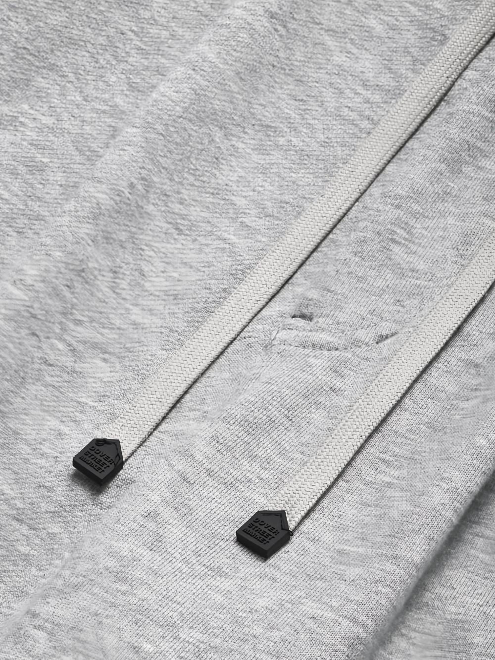 drawstring-detail pleated cotton track pants