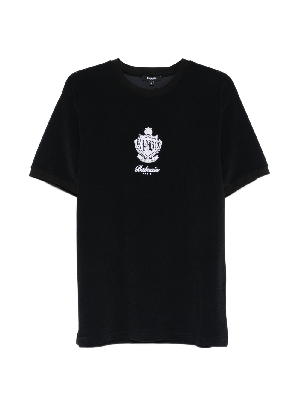 logo-embroidered T-shirt