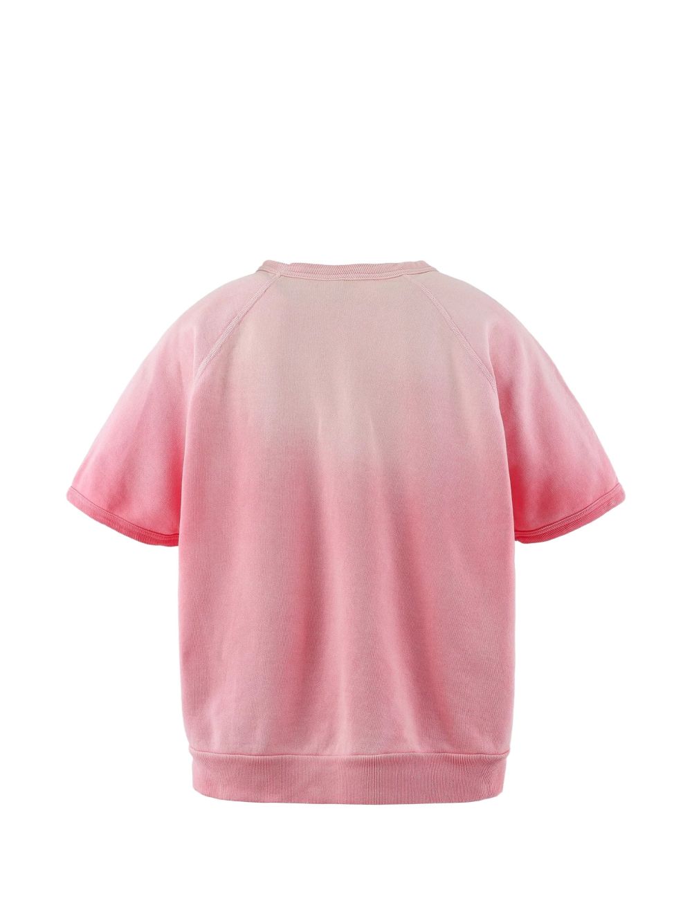 graphic short-sleeve sweatshirt