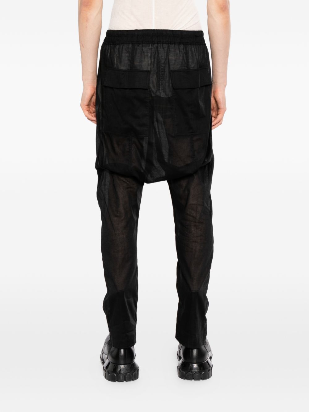 drawstring silm trousers