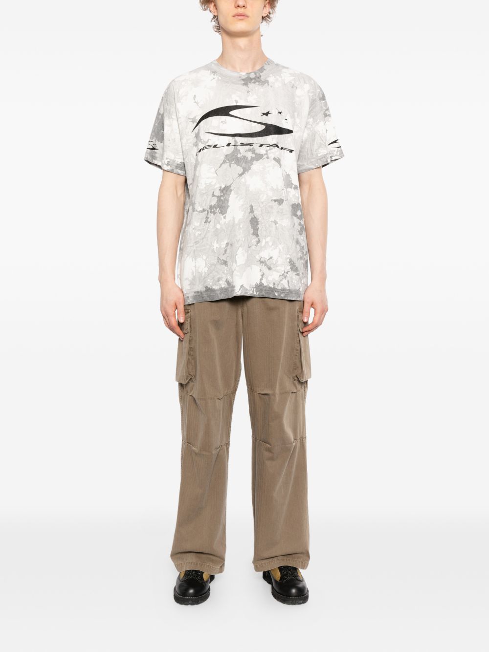 hellstar graphic print T-shirt
