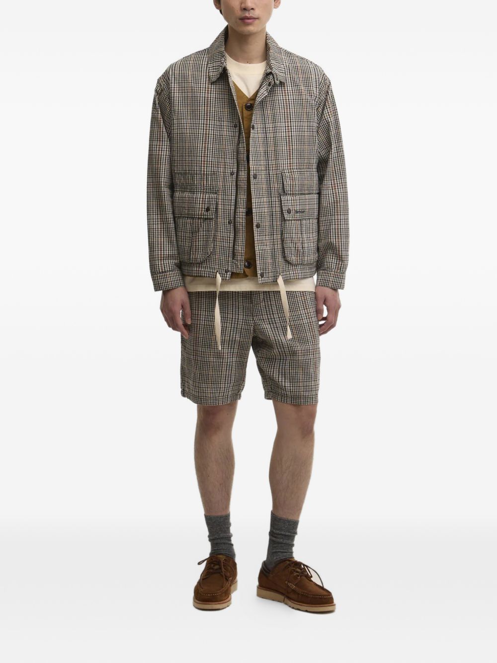 Fife checked shorts