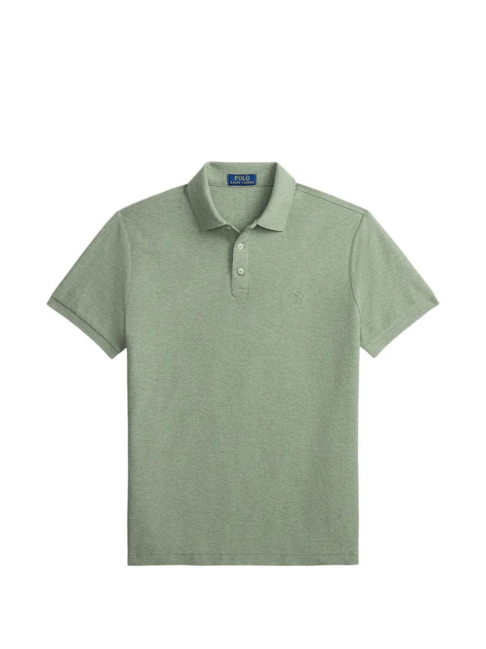 honeycomb-mesh slim fit polo