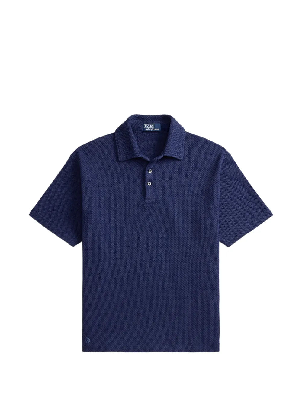 textured polo shirt