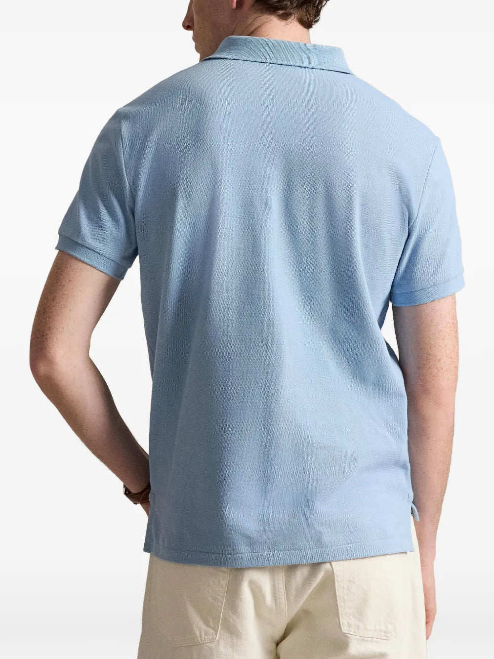 logo-embroidered polo shirt