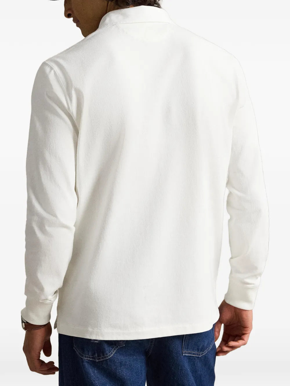 embroidered-logo polo shirt