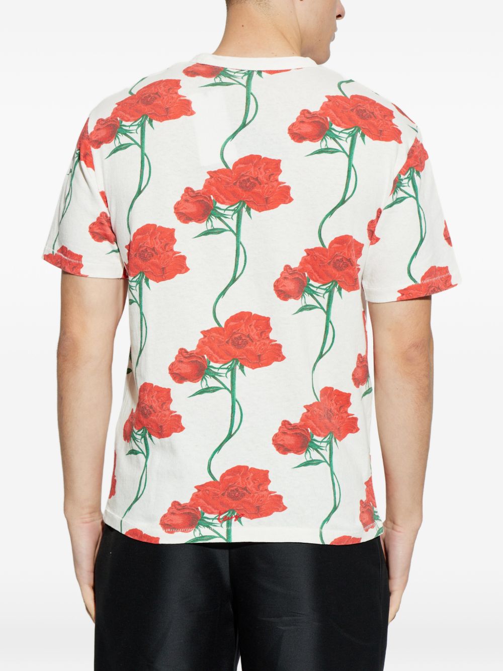 floral print t-shirt