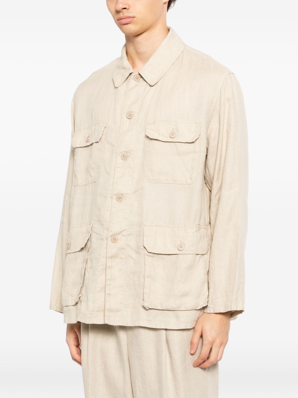 flap pockets jacket