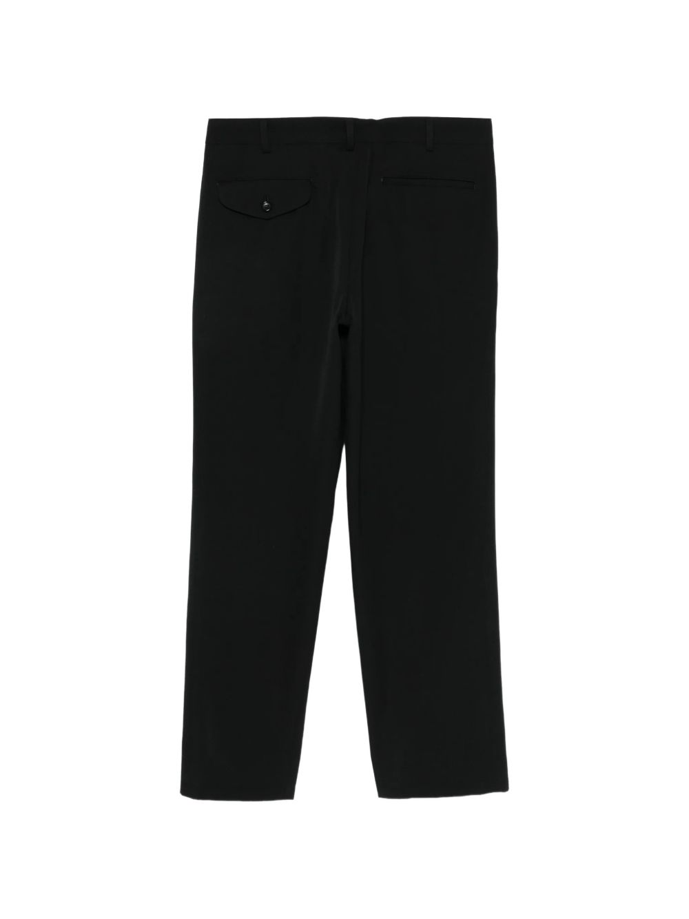 zip-detail trousers
