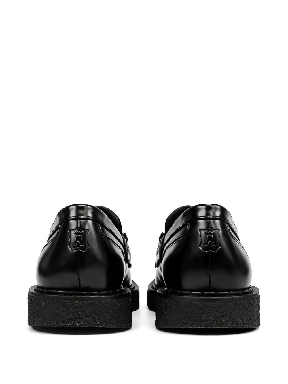 Appliqué-Detail Leather Loafers