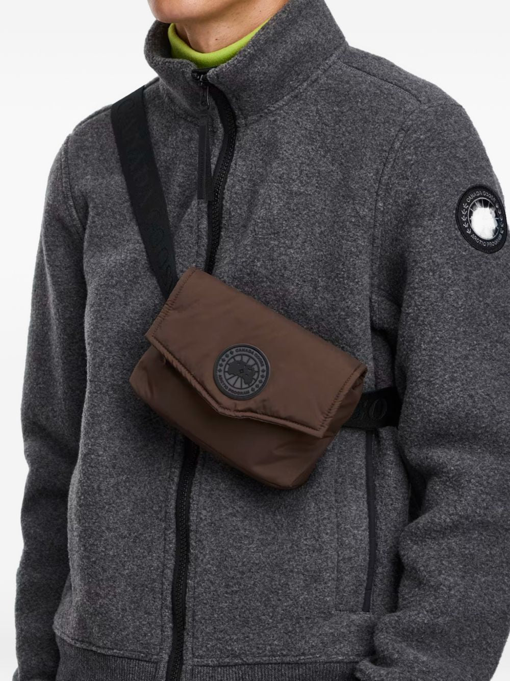 logo-patch messenger bag