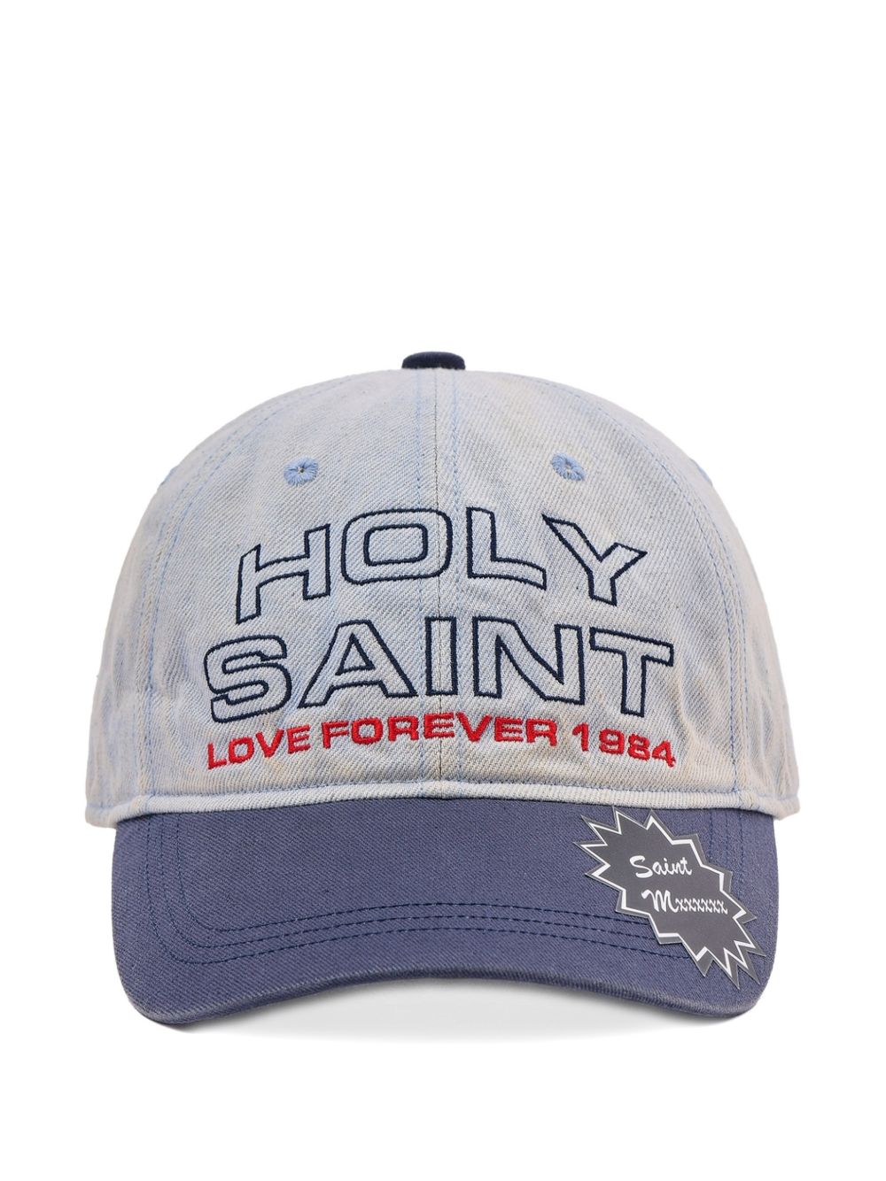 logo-embroidered baseball cap