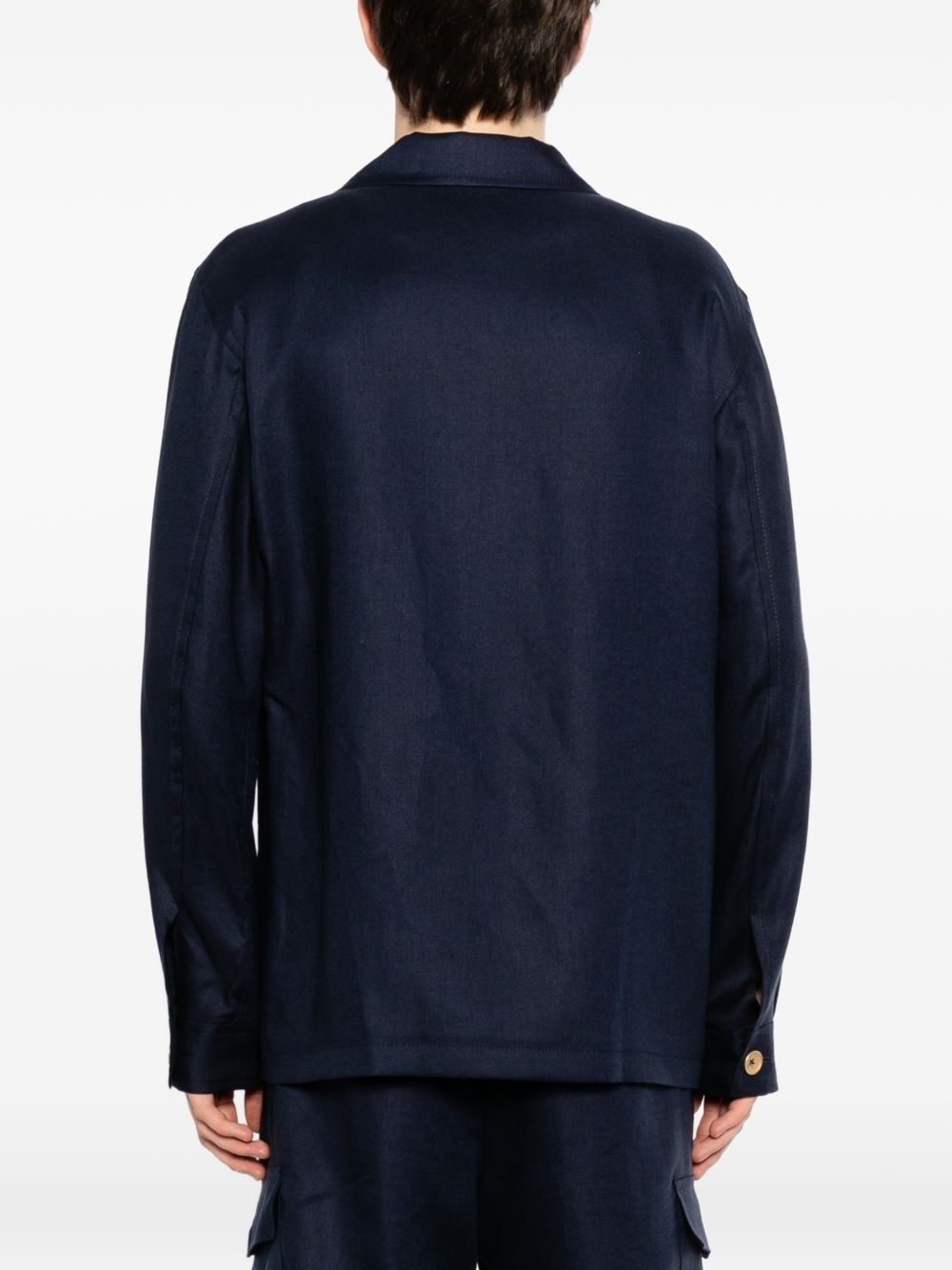 chest flap pocekts jacket