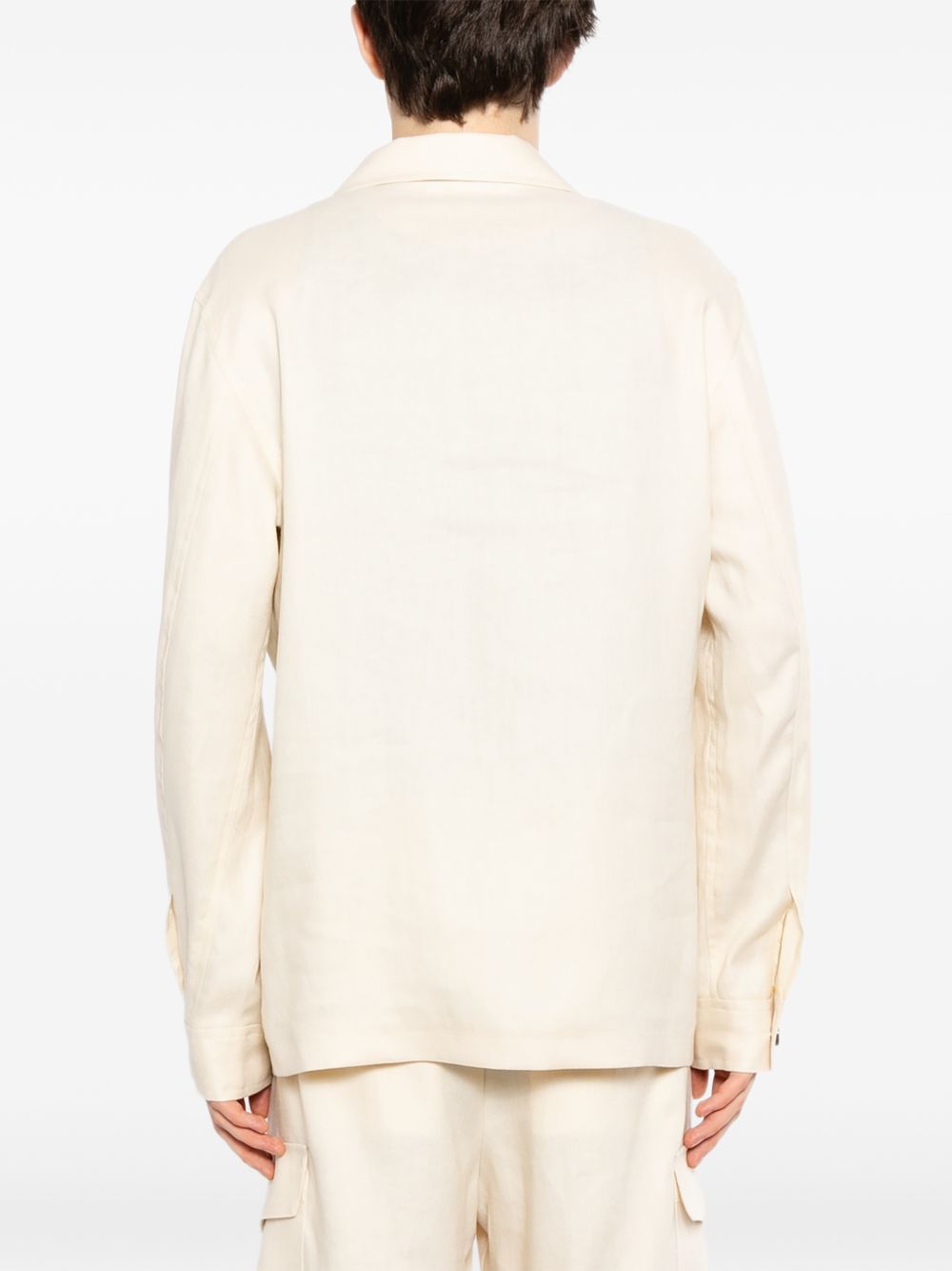 chest flap pockets jacket 