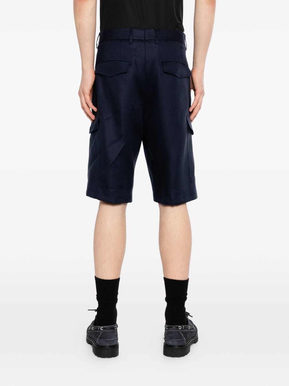 cargo pleated trousers