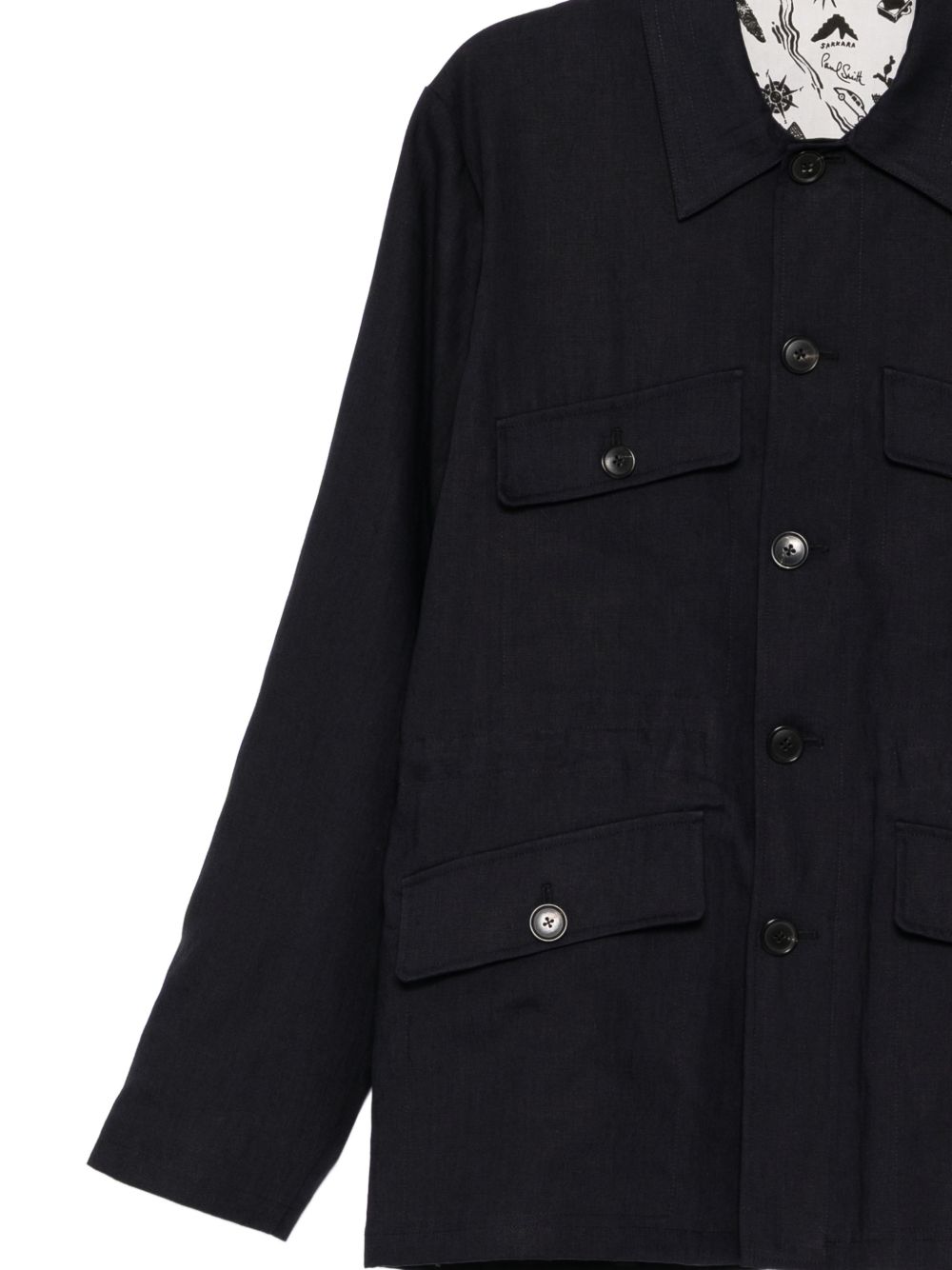 button patch pocket jacket