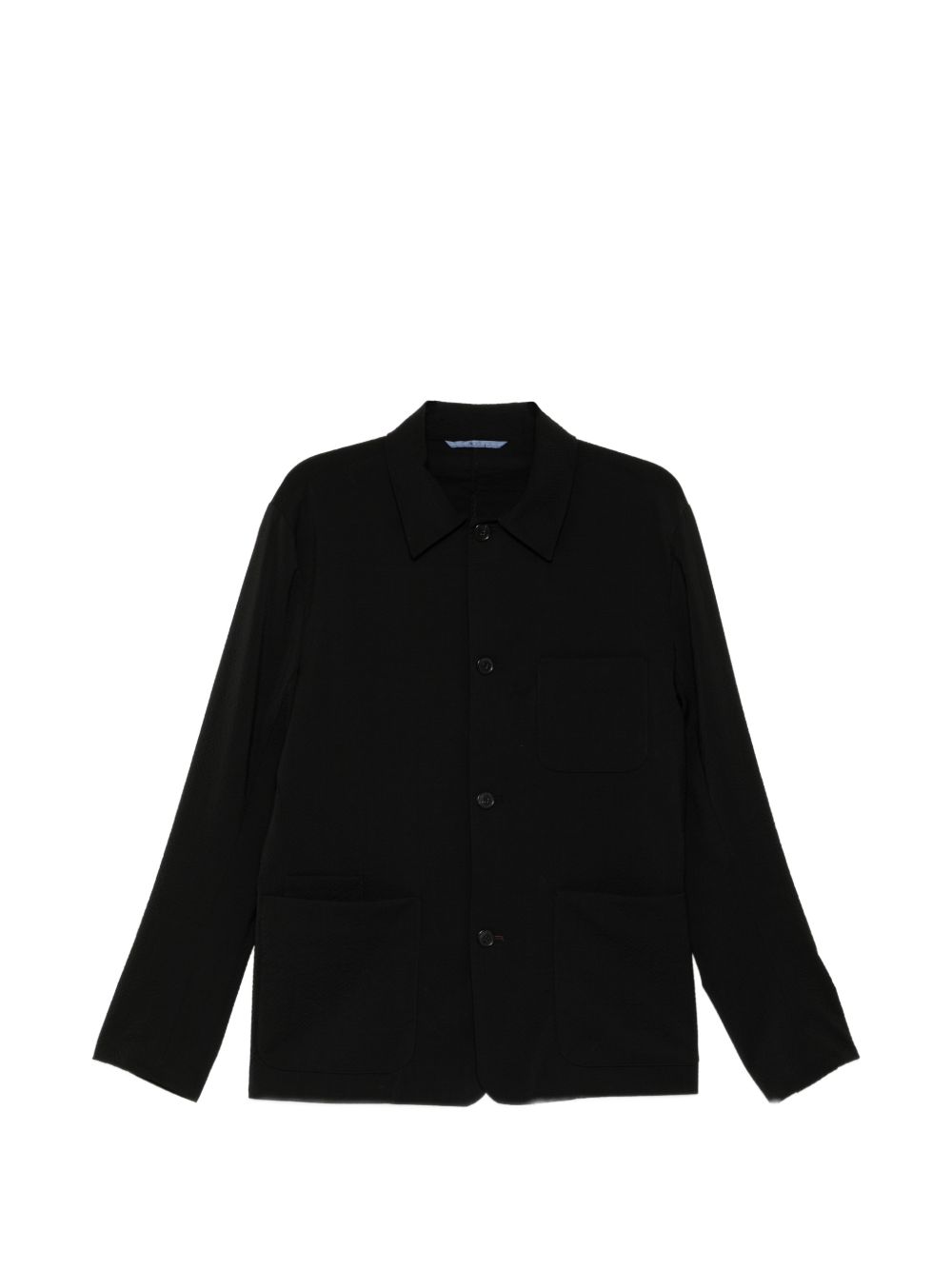 button pocket wool jacket