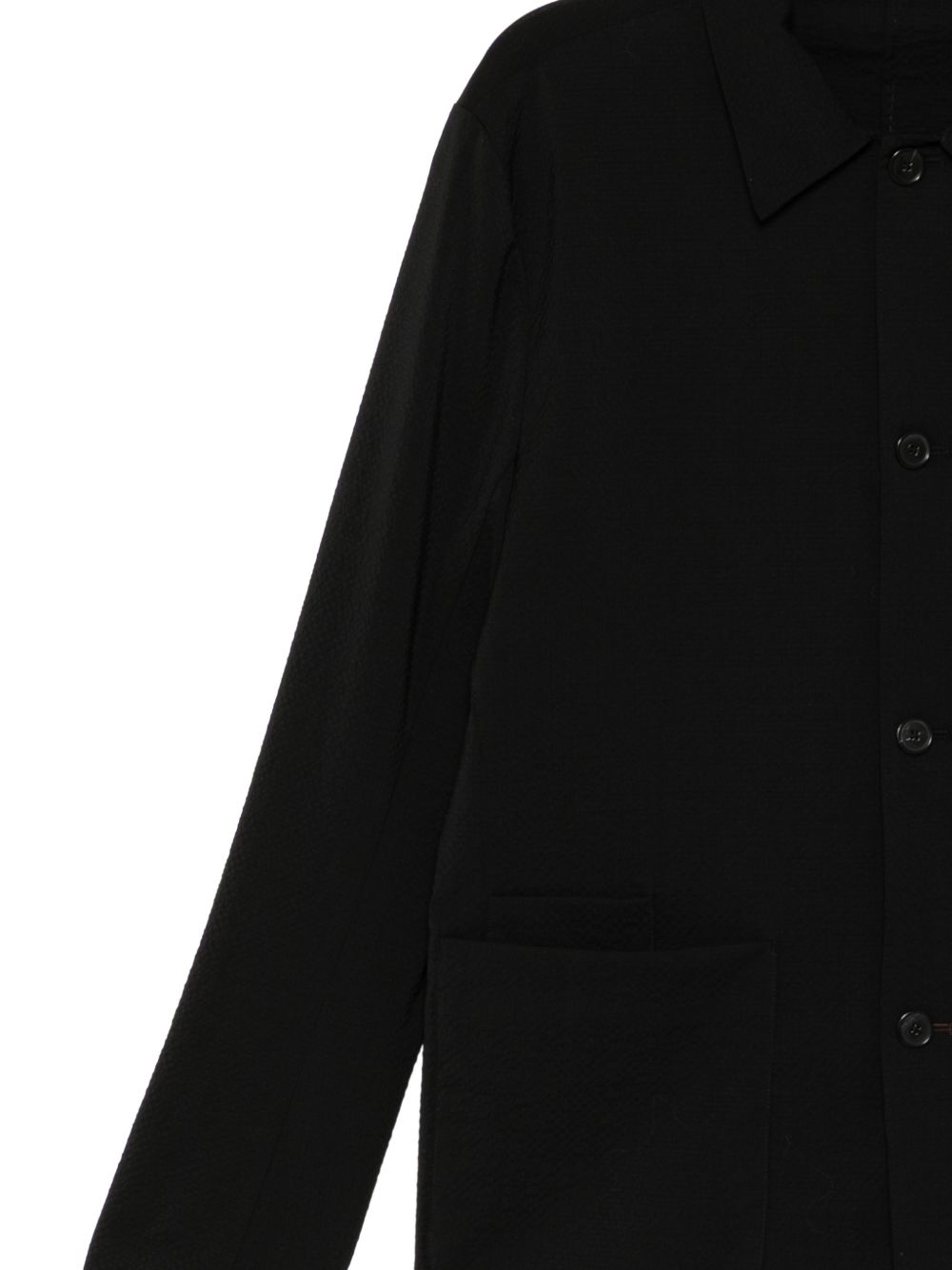 button pocket wool jacket