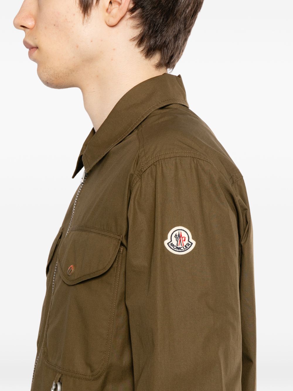 poplin long sleeve jacket 
