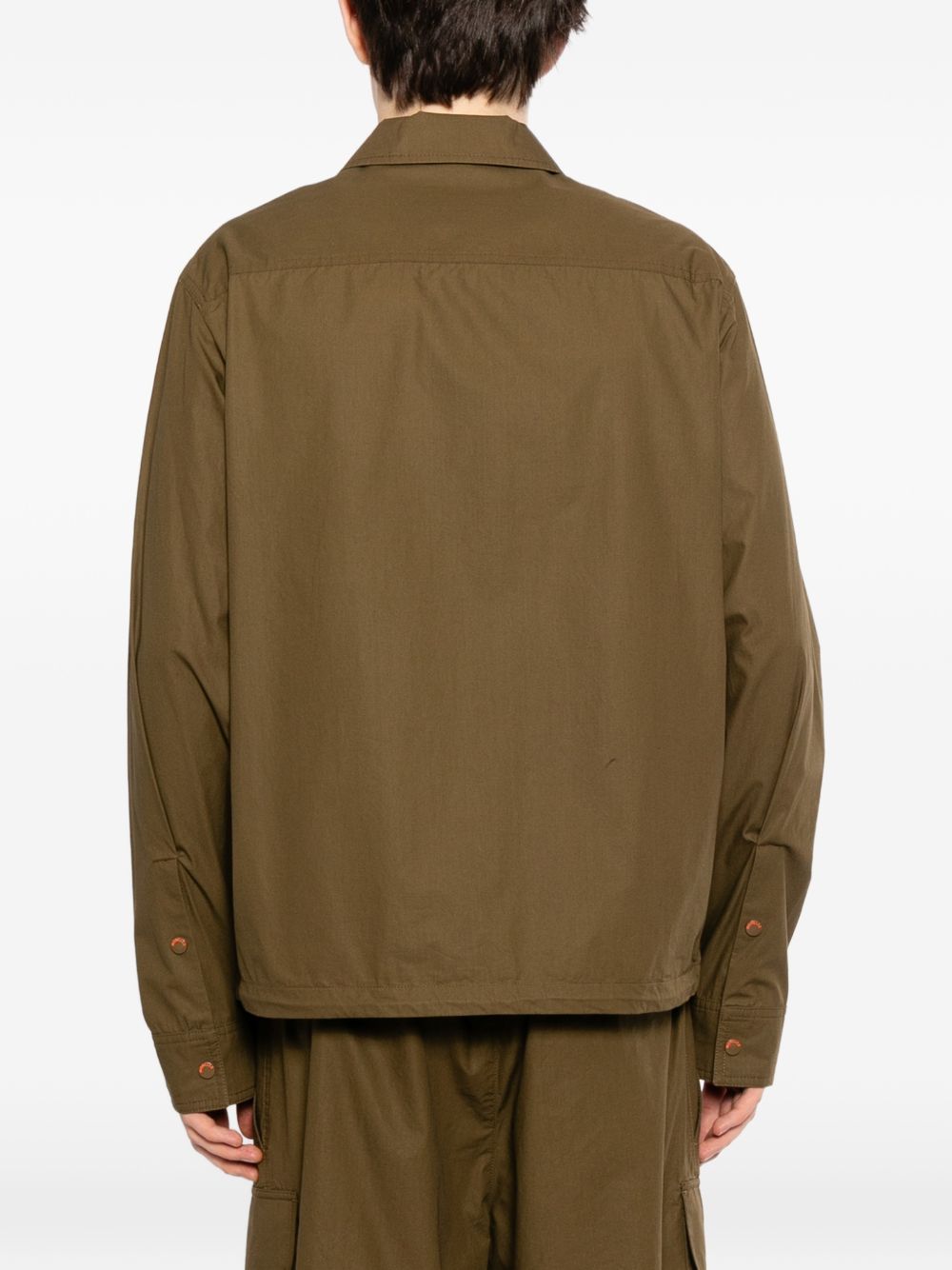 poplin long sleeve jacket 