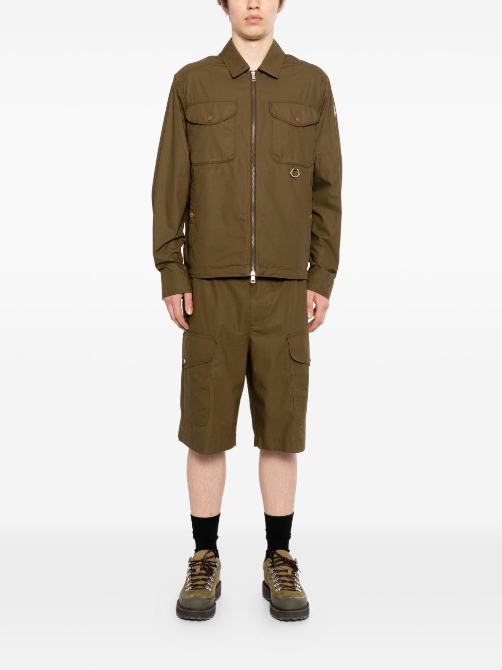 poplin long sleeve jacket 