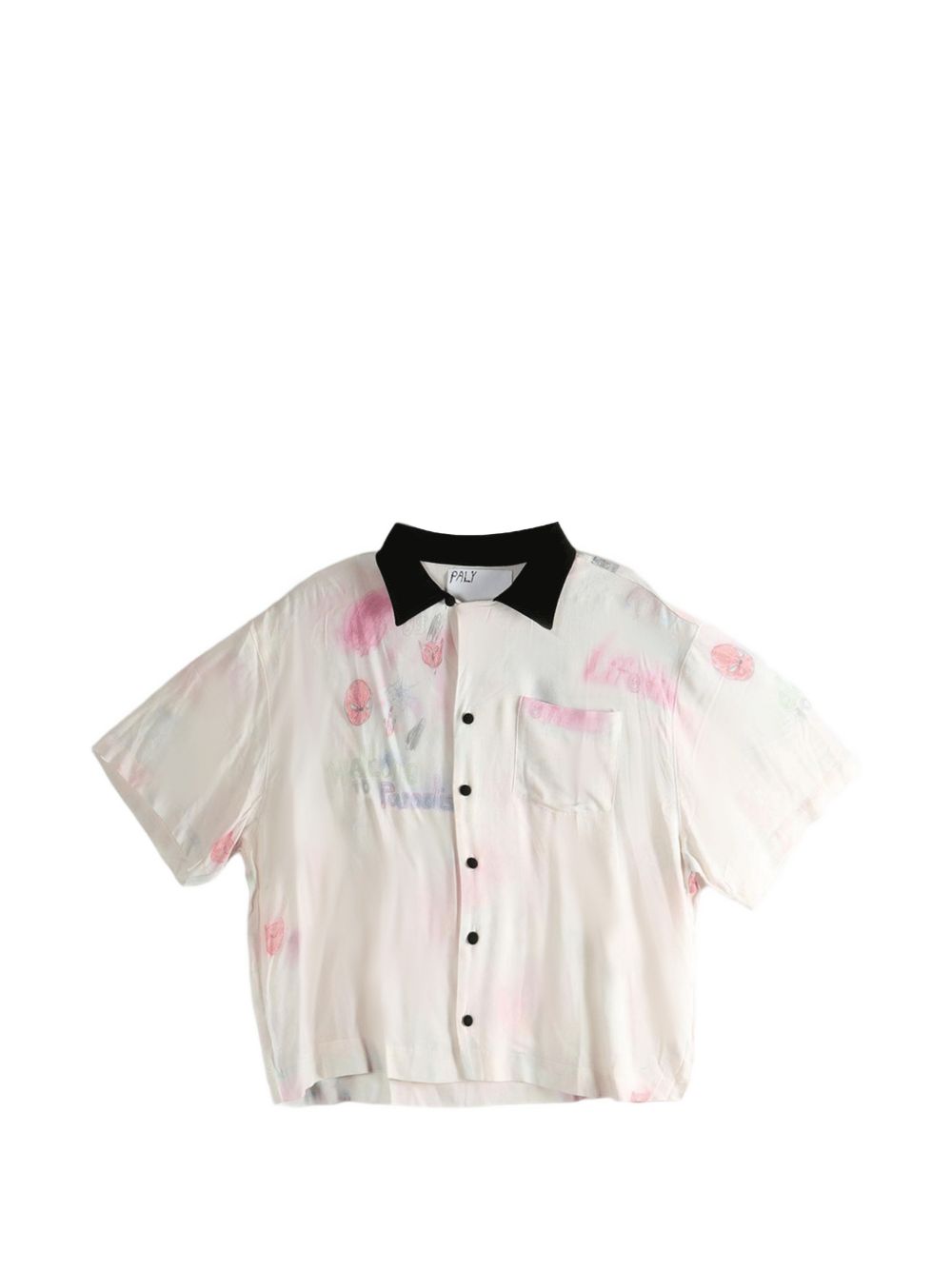 graphic-print shirt