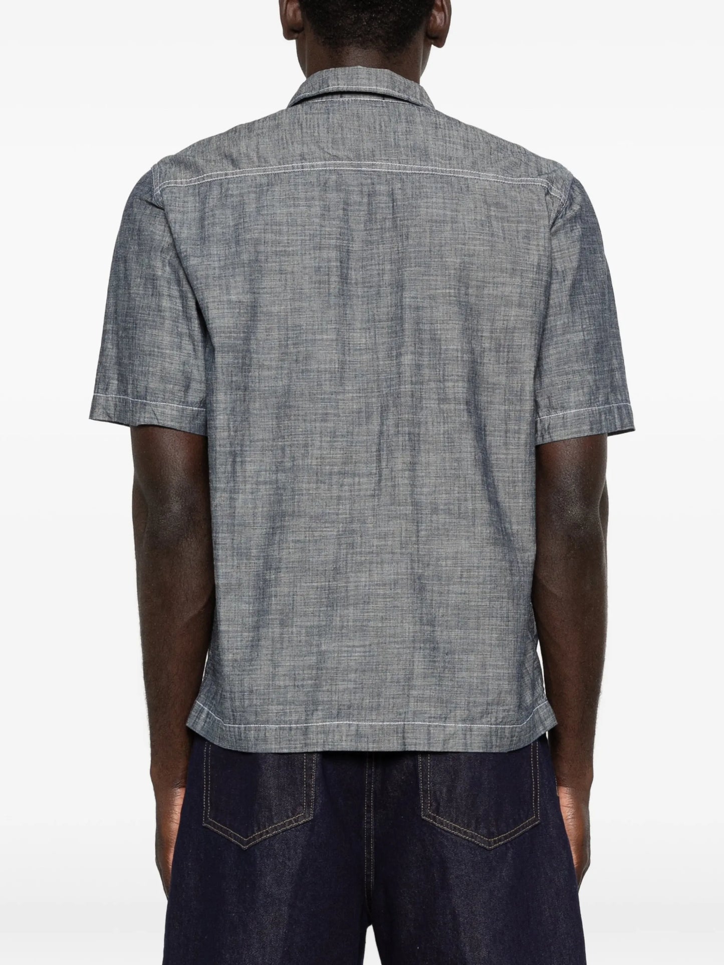 Buttoned Short-Sleeve Shirt