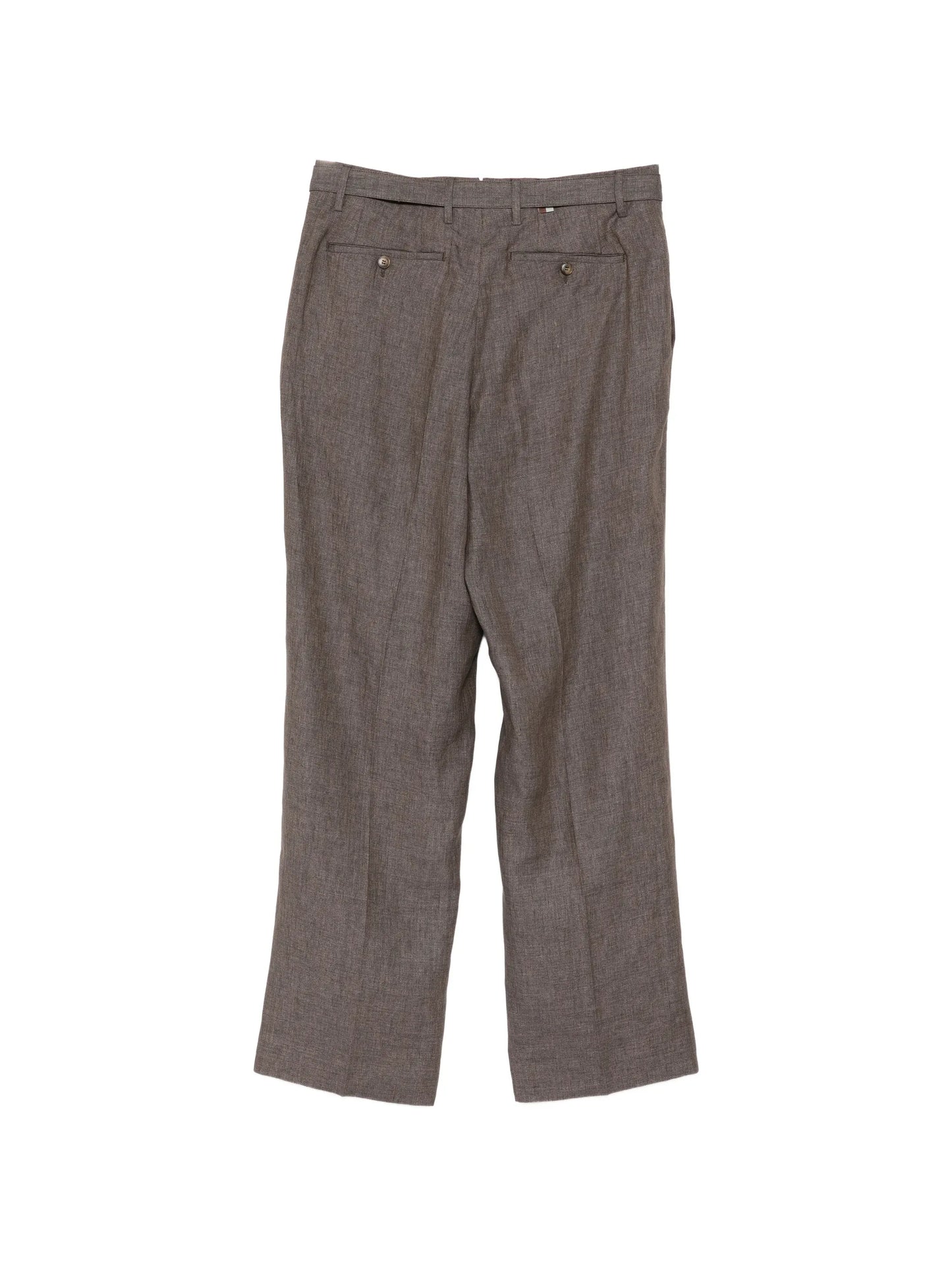 Linen Pleated Trousers