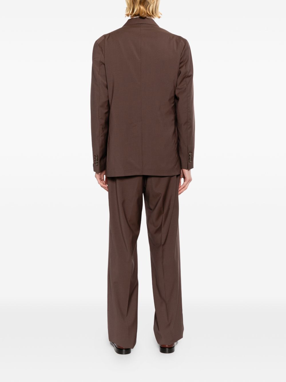 wool double-breasted suit