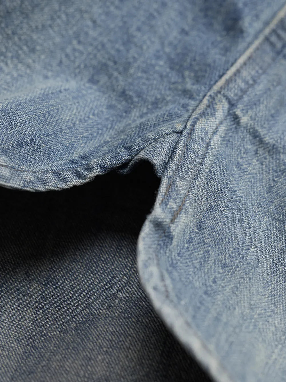 band-collar patch-pocket shirt