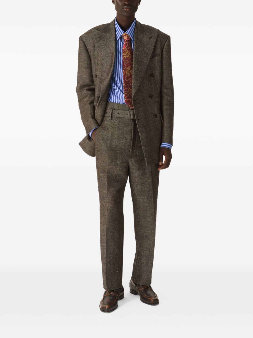 double-breasted blazer