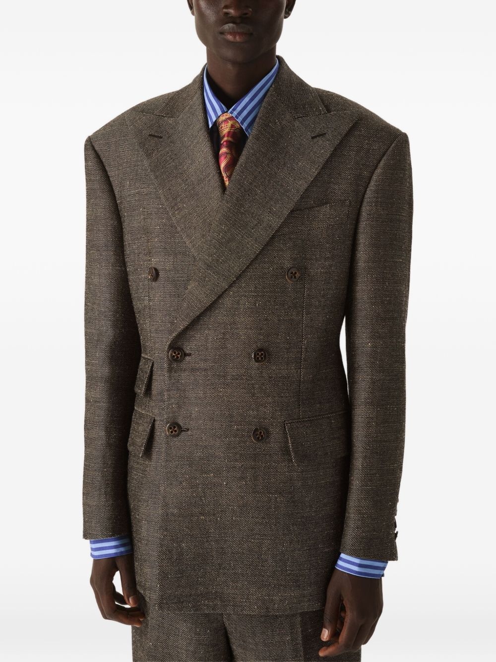 double-breasted blazer