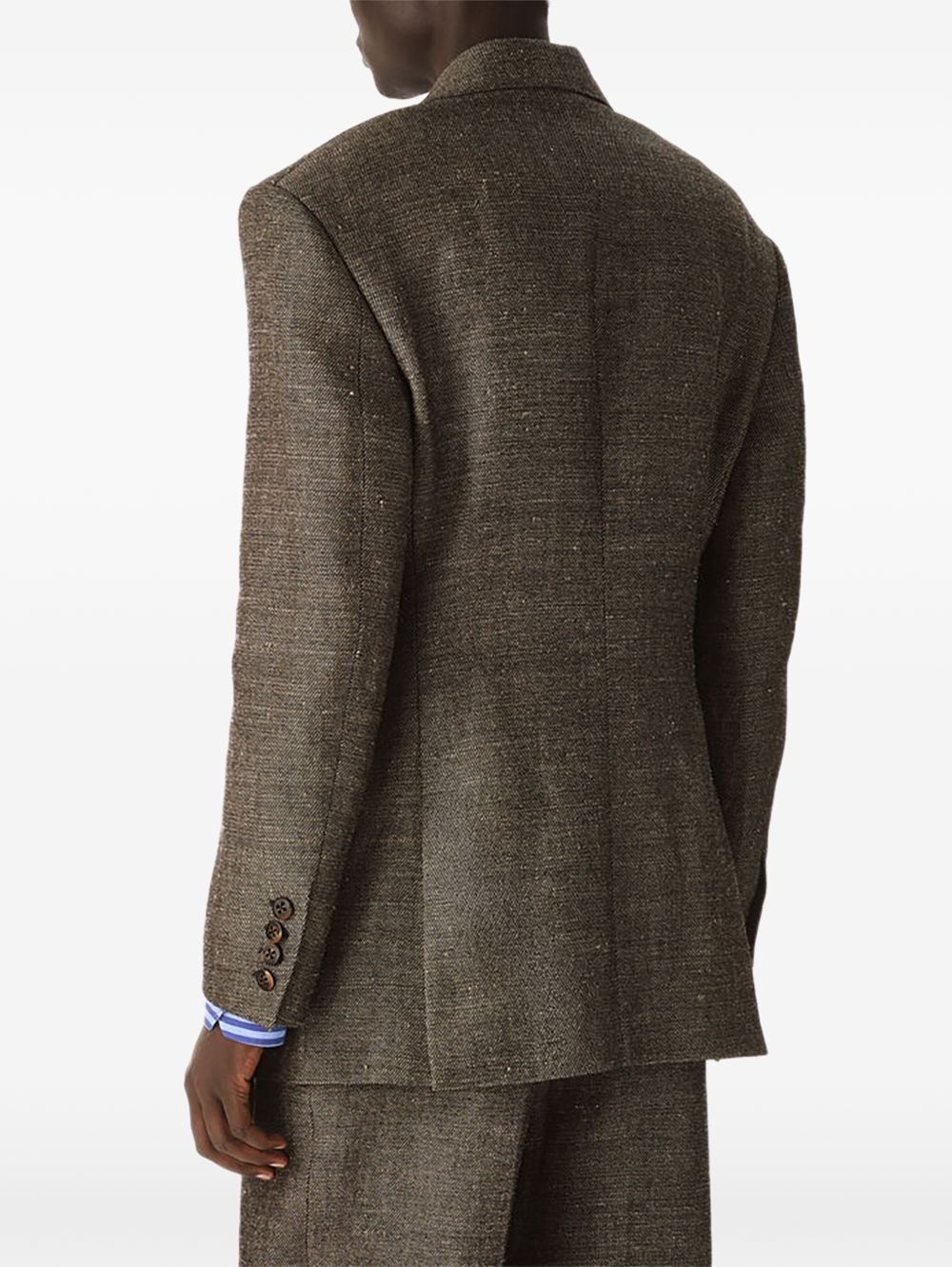 double-breasted blazer
