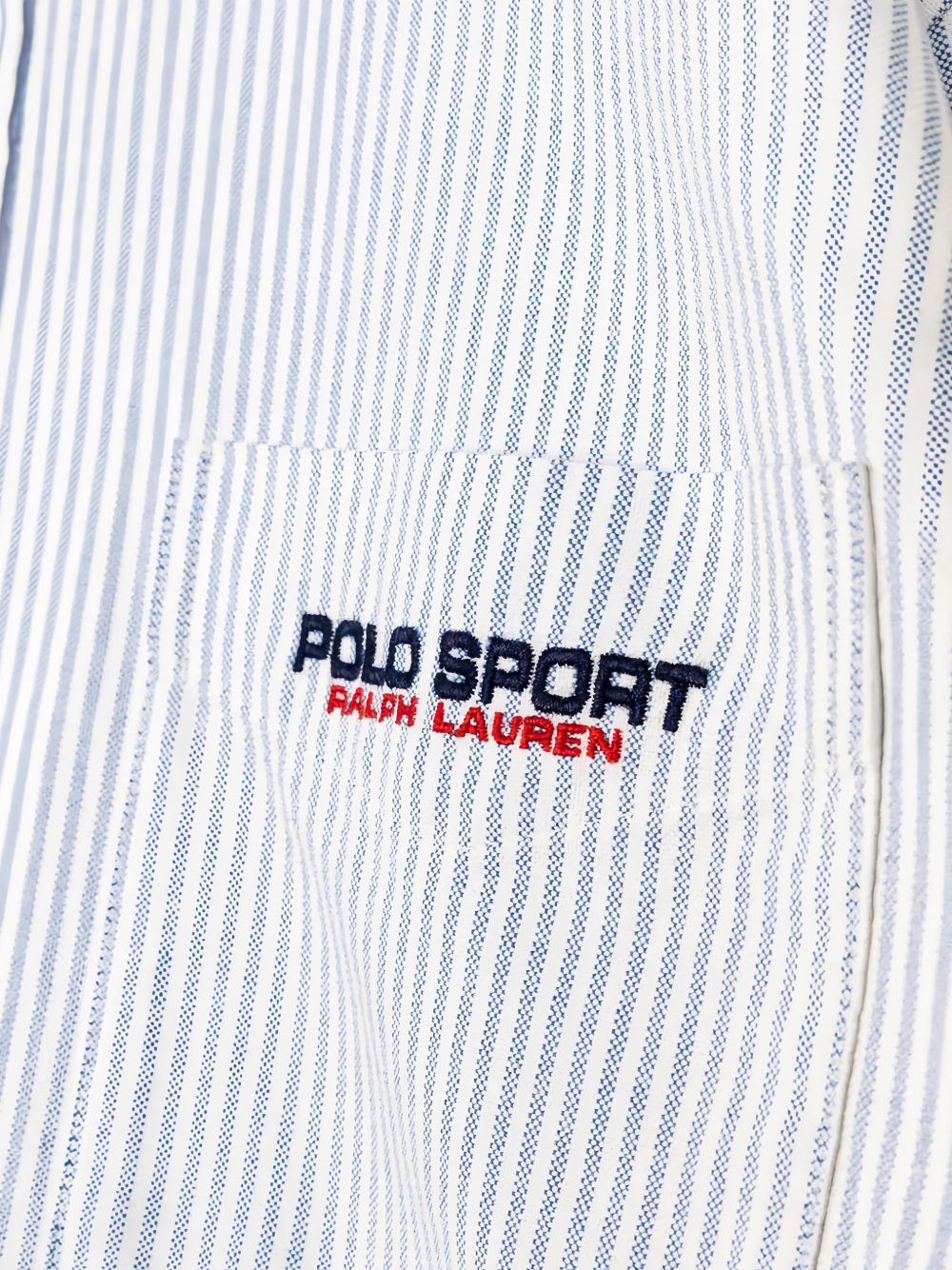 striped pocket shirt