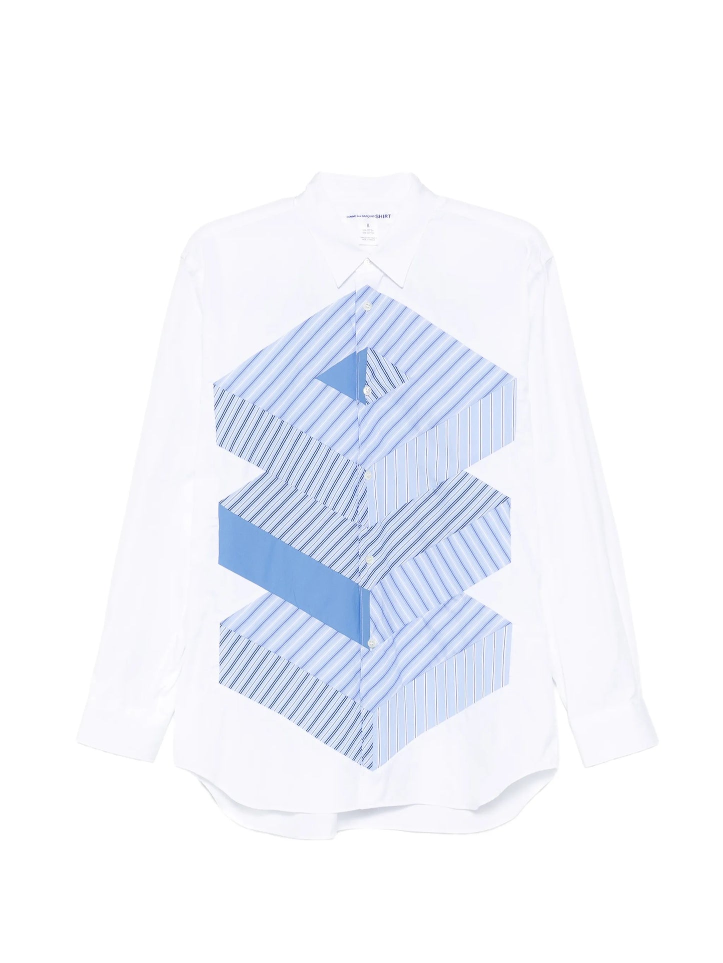 Cotton Striped Graphic Shirt
