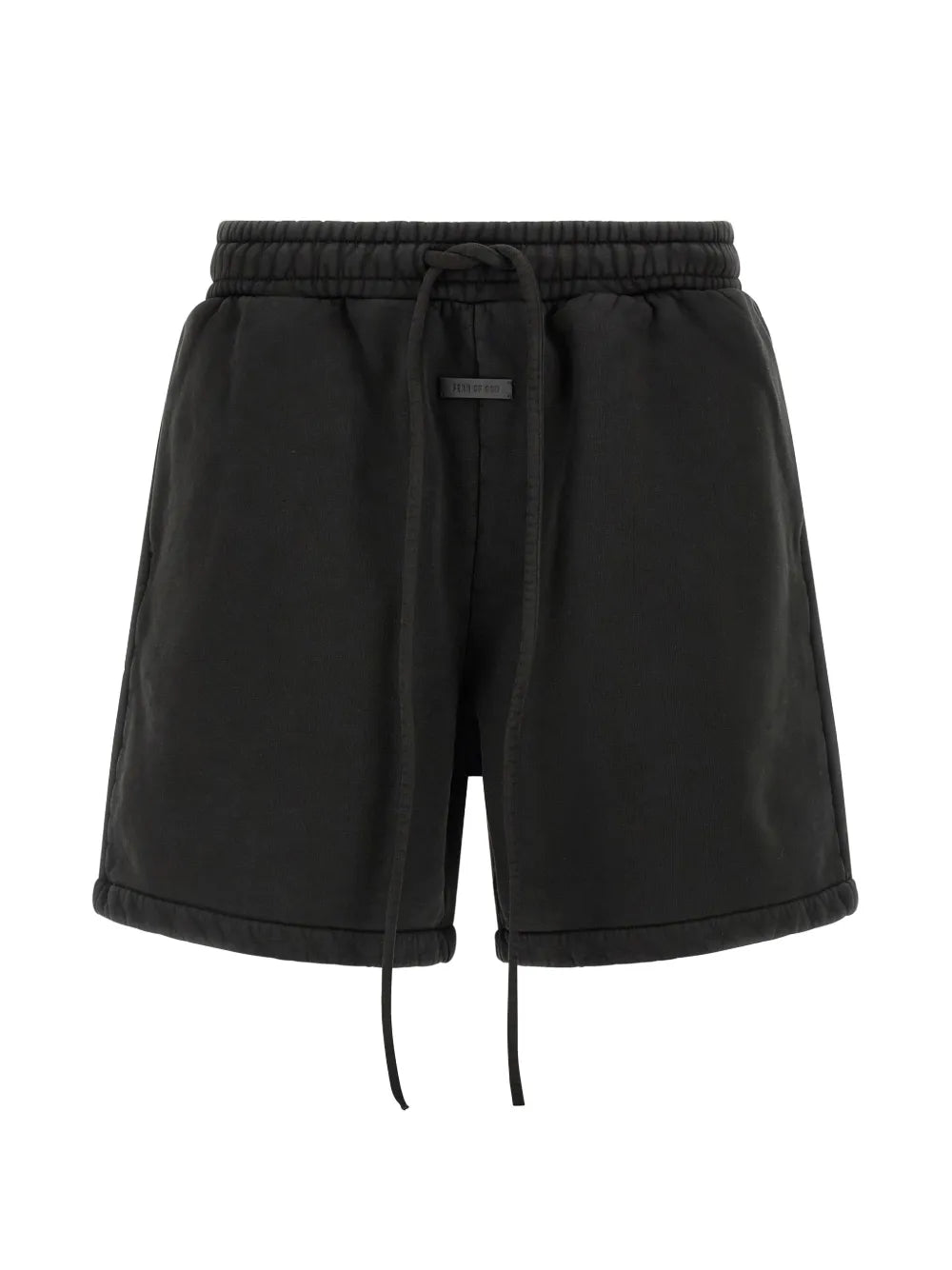 elasticated logo patch bermuda shorts