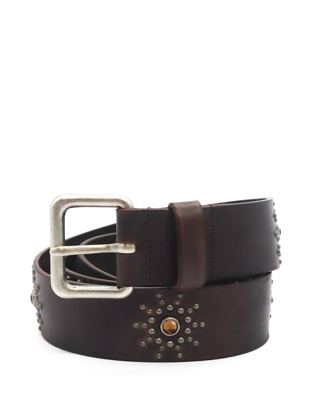 studded leather belt