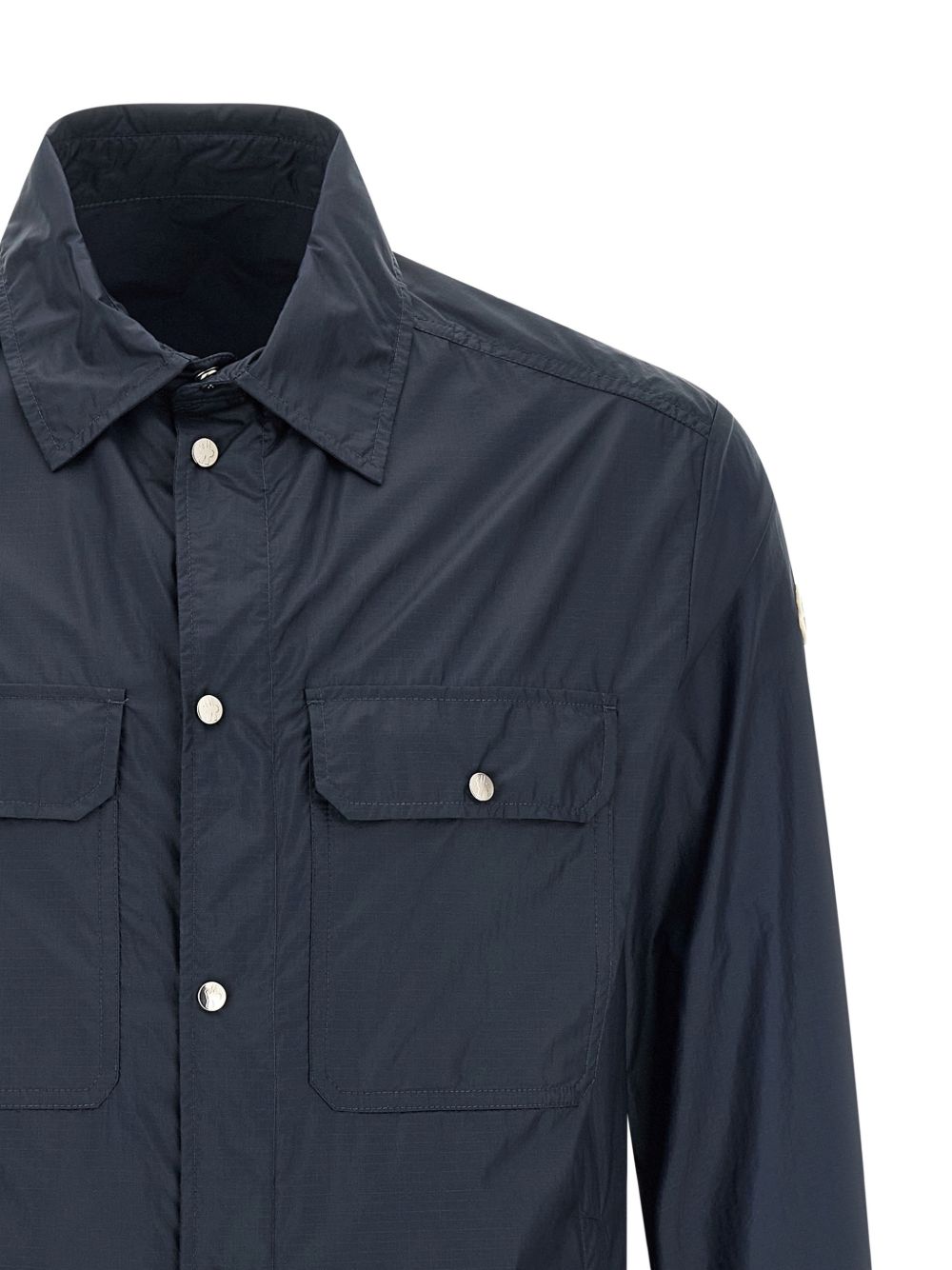 lightweight stop pointed-collar shirt