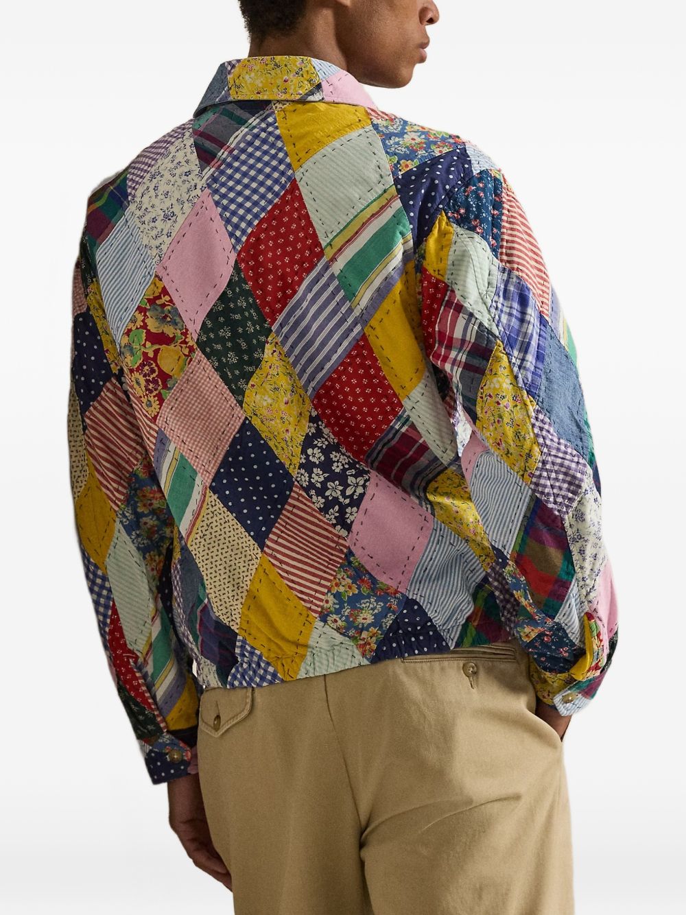 floral patchwork jacket