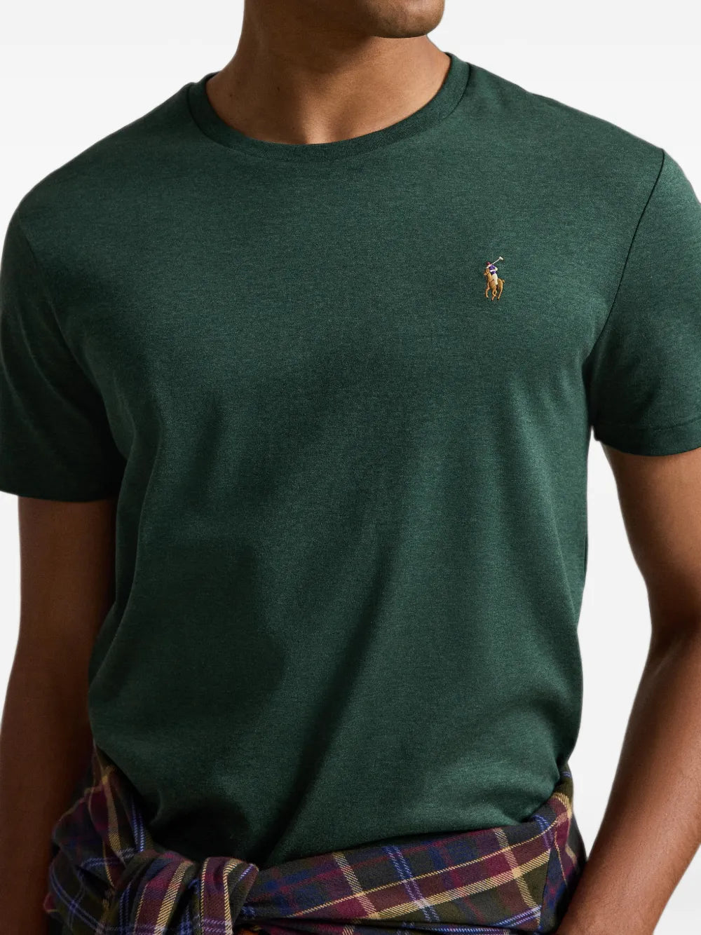 embroidered-Pony cotton T-shirt
