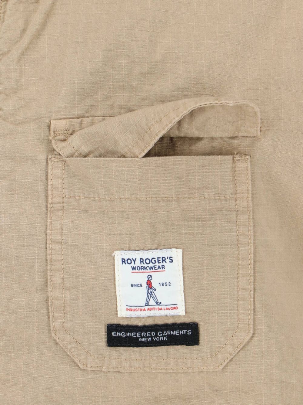 x Engineered Garments zip-up hooded gilet