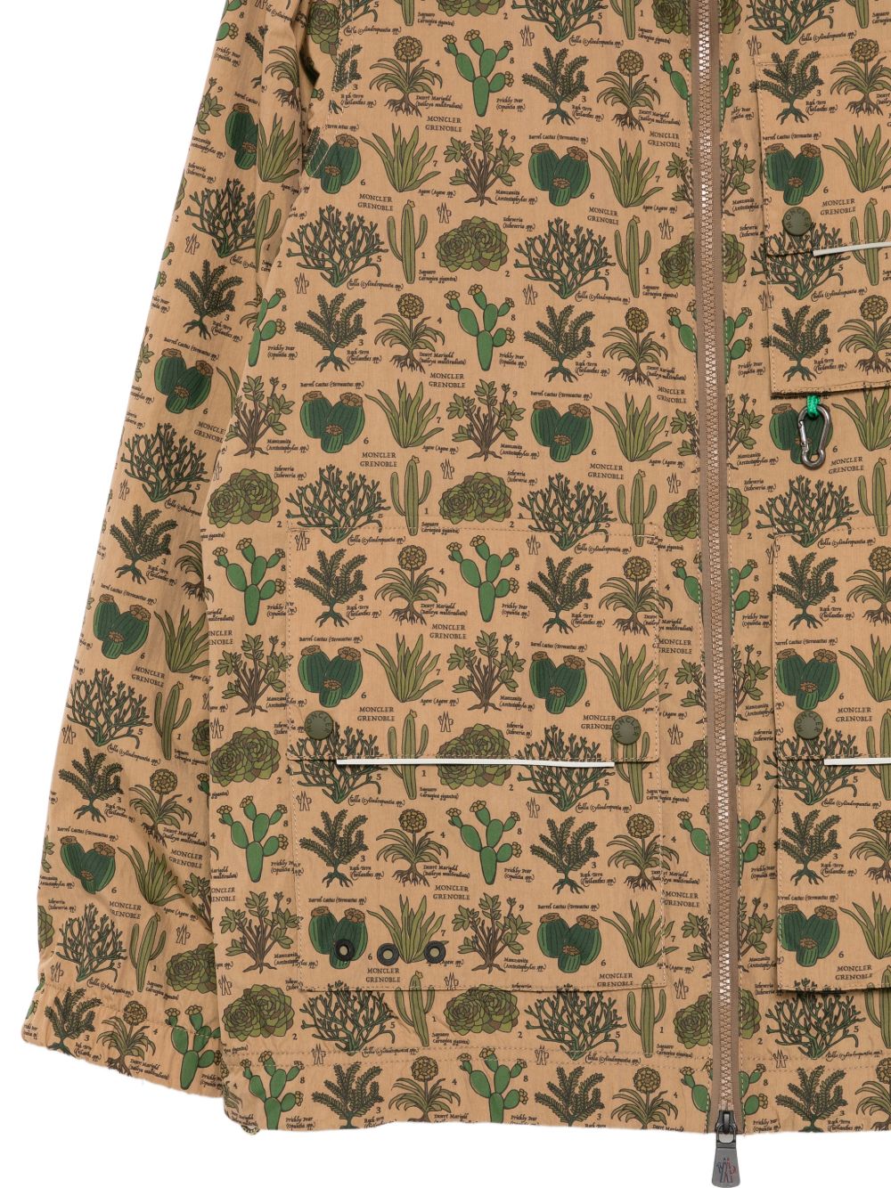 logo-patched graphic-print jacket