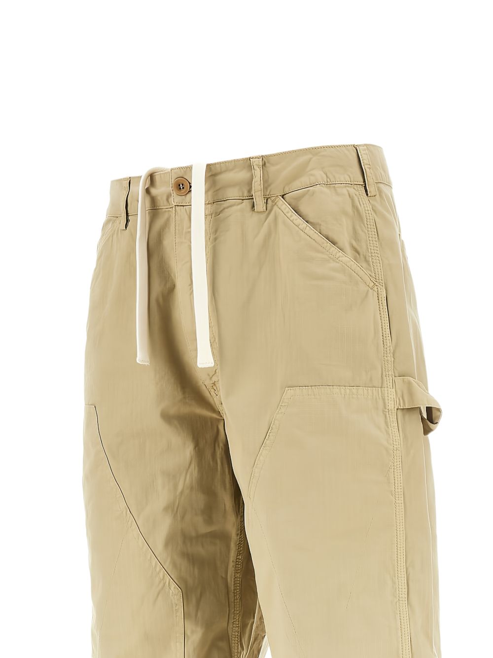 drawstring cargo trousers