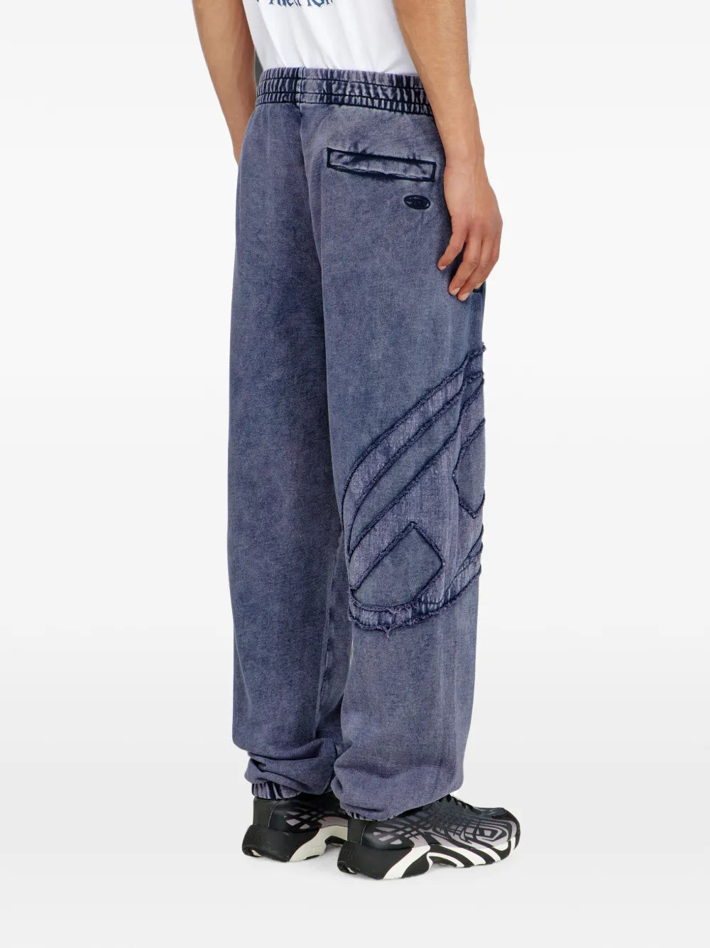 organic cotton Oval D patch trousers