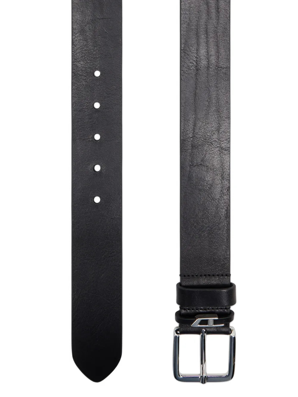 4 cm crinkle leather belt