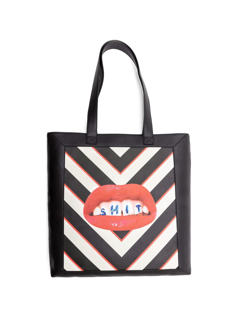 Toiletpaper graphic-print tote bag